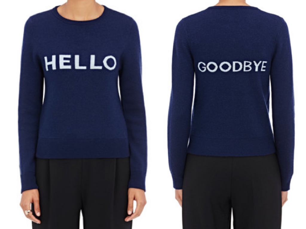 Hello Goodbye Sweater