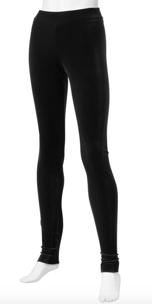 Joelle Black Velvet Legging