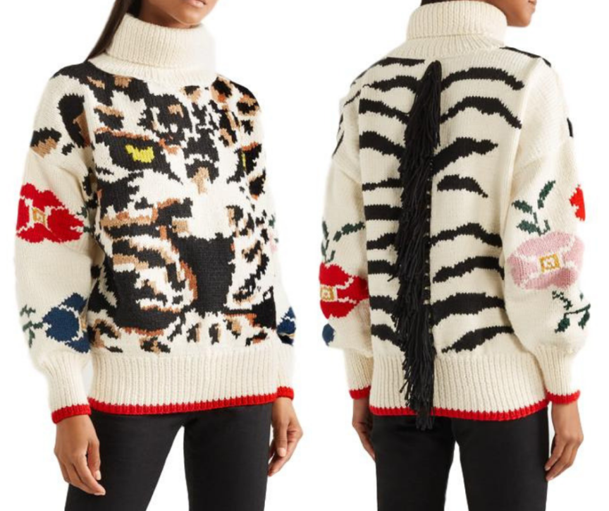 Sonia Rykiel leopard sweater