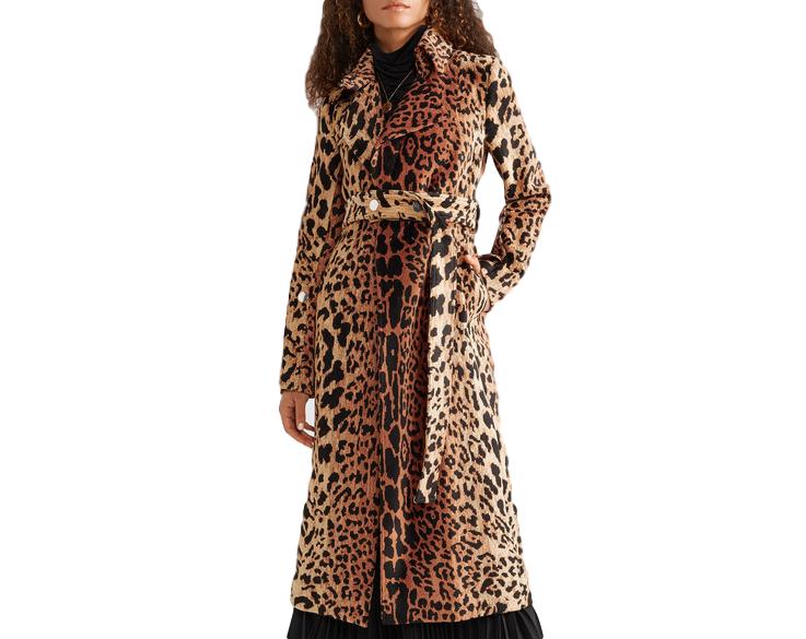 Victoria Beckham Leopard Coat